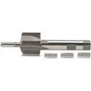 PTG 11-Degree Muzzle Crown Facing Tool with 30 Caliber and Up 4 Pilot Set (.300, .312, .330, .366) - Ptg