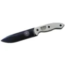 ESEE Knives ESEE-CM6 Fixed Blade Knife 5.88" Drop Point 1095 Black Powder Coat Blade Micarta Handle Gray - Esee Knives