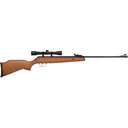 Crosman Optimus Break Barrel 22 Caliber Pellet Air Rifle Wood with Scope - Crosman