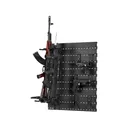 Savior Equipment Half Wall Rack Gun Storage System Black - Savior Equipment