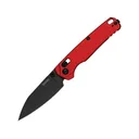 Kershaw Bel Air Pocket Knife 3.1" Reverse Tanto CPM MagnaCut BlackWash Blade Anodized Aluminum Handle Red - Kershaw