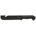 KA-BAR BK3 Becker Tac Tool Fixed Blade Knife 7" Chisel Point 1095 Cro-Van Black Powder Coat Blade Grivory Handle Black - Ka-Bar