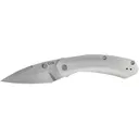 Case Westline Assisted Opening Pocket Knife 3.2" Modified Drop Point CPM S35VN Stonewashed Blade Aluminum Handle Silver - Case Knives