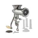 LEM #10 Clamp-On Hand Meat Grinder Stainless Steel - Lem