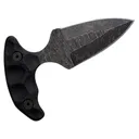 Stroup Knives Stabber Push Dagger Fixed Blade Knife 2.75" Spear Point 1095 Forged Blade G-10 Handle Black - Stroup Knives