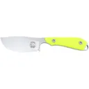 White River Knives M1 Skinner Fixed Blade Knife 3" Drop Point CPM S35VN Stonewashed Blade G-10 Handle Hi-Vis - White River Knives