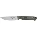 White River Knives Small Game Fixed Blade Knife 2.62" Drop Point CPM S35VN Stonewashed Blade Linen Micarta Handle Olive Drab - White River Knives