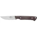 White River Knives Small Game Fixed Blade Knife 2.62" Drop Point CPM S35VN Stonewashed Blade Burlap Micarta Handle Natural - White River Knives