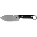 White River Knives Firecraft 3.5 Pro Fixed Blade Knife 3.5" Drop Point CPM S35VN Stonewashed Blade G-10 Handle Black - White River Knives