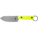 White River Knives Firecraft 3.5 Pro Fixed Blade Knife 3.5" Drop Point CPM S35VN Stonewashed Blade G-10 Handle Hi-Vis - White River Knives