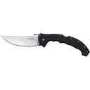 Cold Steel Talwar Pocket Knife 5.5" Fully Serrated Upswept CPM S35VN Polished Blade G-10 Handle Black - Cold Steel