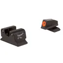 Trijicon HD Night Sight Set for Beretta PX4 Storm Steel Matte 3-Dot Tritium Green with Orange Front Dot Outline - Trijicon