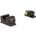 Trijicon HD Night Sight Set for Beretta PX4 Storm Steel Matte 3-Dot Tritium Green with Yellow Front Dot Outline - Trijicon
