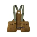 Filson Tin Cloth Upland Game Bag Hunting Vest Dark Tan Regular - Filson