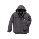 Carhartt Men's Relaxed Fit Washed Duck Sherpa Lined Utility Jacket Gravel XL Tall - Carhartt