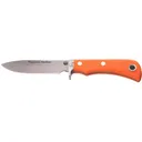 Knives of Alaska Magnum Alaskan Fixed Blade Knife 4.5" Drop Point D2 Bead Blasted Blade SureGrip Handle Orange - Knives Of Alaska