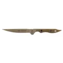 TOPS Knives Lion's Toothpick Fixed Blade Knife 4" Drop Point 1095 Tactical Stone Blade Canvas Micarta Handle Green - Tops Knives