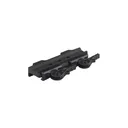 American Defense AD-B3-HD Modular Scope Base for Full Size Trijicon ACOG, VCOG, RX-30 / Burris AR-332 Picatinny Standard Lever Matte Black - American Defense Manufacturing