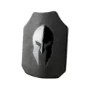 Spartan Armor Spartan AR550 Steel Body Armor Stand Alone Ballistic Plate III 10"x12" Single Curve Full Coat - Spartan Armor Systems