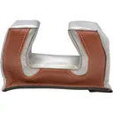 Edgewood EDGE New Farley Front Shooting Rest 2-1/4" Ear Spread with Slick Ear Material Unfilled Silver - Edgewood