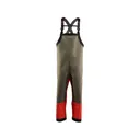 Grundens Men's Neptune Armored Rain Bibs Orange/Olive 2XL - Grundens