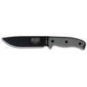 ESEE Knives ESEE 6P Fixed Blade Knife 6.5" Drop Point 1095 Black Blade Micarta Handle Gray - Esee Knives
