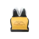 Protektor Deluxe Bumble Bee Double Stitched Super Slick Silver Rabbit Ear Rear Shooting Rest Bag with Heavy Doughnut Bottom Leather Black and Yellow Filled - Protektor