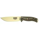 ESEE Knives ESEE-6 3D Fixed Blade Knife 6.5" Drop Point 1095 Desert Tan Blade G-10 Handle Black/Coyote - Esee Knives