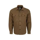 McAlister Men's Waxed Shirt Jacket Tan Medium - Mcalister