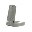 Nighthawk Custom 1 Piece 1911 Officer Mainspring Housing and Magwell 25 LPI Checkering Stainless - Nighthawk Custom