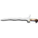 Cold Steel Kris Sword 20.63" 1060 Blade Hardwood Handle - Cold Steel