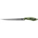White River Knives Fillet Knife 8" Trailing Point CPM S35VN Stonewashed Blade G-10 Handle Green/Black - White River Knives