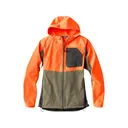 Orvis Men's Pro LT Softshell Full Zip Hoodie Olive/Blaze 2XL - Orvis