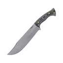 Condor Knives Plan A Knife Bowie Fixed Blade Knife 9" Clip Point 1075 Polished Blade Micarta Handle Gray - Condor Knives