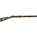Pedersoli Hawken Target Flintlock Rifle 54 Caliber 28" Blued Barrel Walnut Stock - Pedersoli