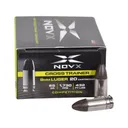 NovX Cross Trainer/Competition 9mm Luger Ammo 65 Grain Frangible Round Nose Lead Free Case of 200 (10 Boxes of 20) - NovX Ammo