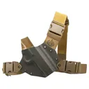 Gunfighters INC Kenai Chest Holster Left Hand S&W X Frame Kydex Gray and Coyote - Gunfighters Inc