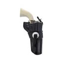 Galco Gaucho OWB Holster Right Hand Colt Single Action Army, Ruger Blackhawk, Vaquero 4.75" Leather Black - Galco