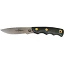 Knives of Alaska Alpha Wolf Fixed Blade Knife 3.75" Drop Point CPM S30V Bead Blasted Blade SureGrip Handle Black - Knives Of Alaska
