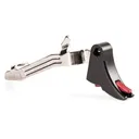 ZEV Technologies PRO Trigger with Trigger Bar for Glock 43, 43x 9mm Aluminum Black Pad, Red Safety - Zev Technologies