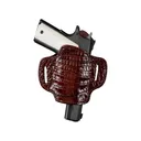 Triple K 777 Lucky Gator OWB Holster Right Hand 1911 Government Leather Brown - Triple K