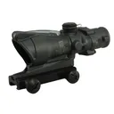 Trijicon ACOG TA31 BAC Rifle Scope 4x 32mm Dual-Illuminated Green Horseshoe 223 Remington Reticle with TA51 Flattop Mount Cerakote Sniper Gray - Trijicon