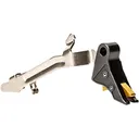 Overwatch Precision Combat Trigger (TAC) for Glock 9mm, 40 S&W, 357 Sig Aluminum Black Shoe, Burned Gold Safety - Overwatch Precision