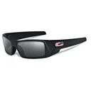 Oakley Men's SI Gascan Sunglasses Matte Black Frame with US Flag Icon Gray Lens - Oakley