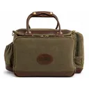MidwayUSA Waxed Canvas Pistol Range Bag Olive Brown - Midwayusa