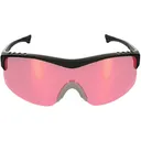 SSP Eyewear Methow Shooting Glasses Pomegranate Lenses Black Frame - SSP Eyewear