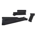 Arsenal, Inc. NATO Length Complete Stock and Handguard Set for AK-47, AK-74 Stamped Receivers Polymer Black - Arsenal Firearms