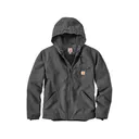 Carhartt Men's Relaxed Fit Washed Duck Sherpa Lined Jacket Gravel Medium - Carhartt