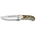 PUMA IP Outdoor Hunter Fixed Blade Knife 4.17" Drop Point 1.4034 Polished Blade Bone Handle Stag - Puma