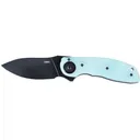 CRKT Bot Deadbolt Folding Knife 2.21" Drop Point AUS-10 Black EDP Blade G-10 Handle Natural - CRKT